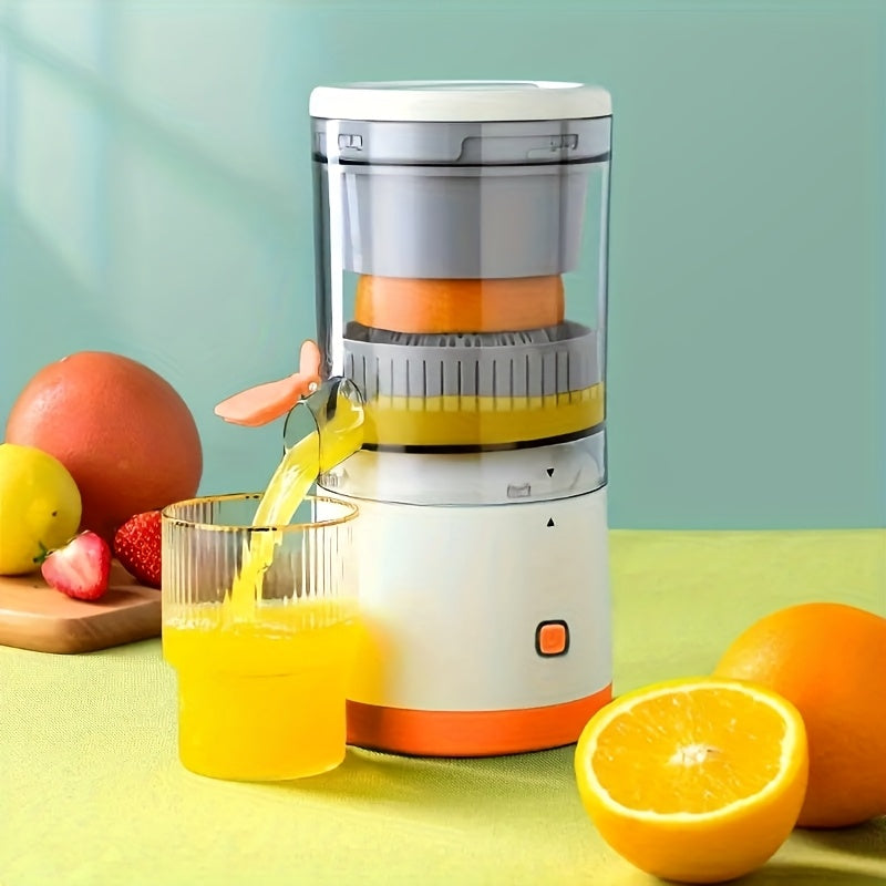 Portable Automatic Citrus Juicer with USB- Rechargeable Battery - 4-Color Options (,,) | Multifunctional Lemon & Orange Juicer, Detachable Design, PP Material & Button Control for Fresh OJ at Home