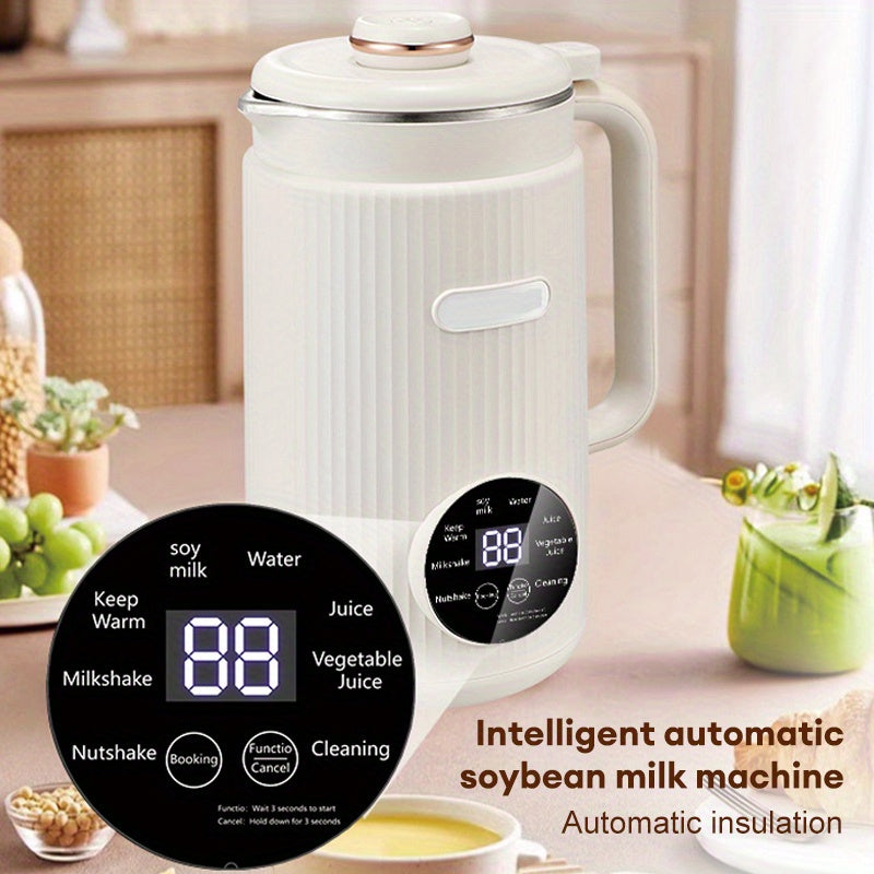 BALASHOV US Plug Automatic Nut Milk Maker, 40.58oz Homemade Almond, Oat, Coconut, 304 Stainless Steel Fruit Milkshake Blender, Stirable Ice Cubes And Juice, with Delay Start\u002F Keep Warm\u002F Boil Water\u002F Self-Cleaning, Kitchen Additions
