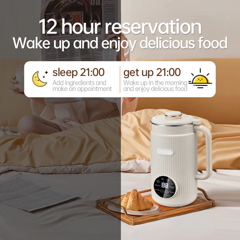 BALASHOV US Plug Automatic Nut Milk Maker, 40.58oz Homemade Almond, Oat, Coconut, 304 Stainless Steel Fruit Milkshake Blender, Stirable Ice Cubes And Juice, with Delay Start\u002F Keep Warm\u002F Boil Water\u002F Self-Cleaning, Kitchen Additions