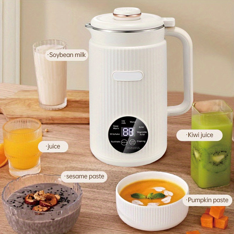 BALASHOV US Plug Automatic Nut Milk Maker, 40.58oz Homemade Almond, Oat, Coconut, 304 Stainless Steel Fruit Milkshake Blender, Stirable Ice Cubes And Juice, with Delay Start\u002F Keep Warm\u002F Boil Water\u002F Self-Cleaning, Kitchen Additions