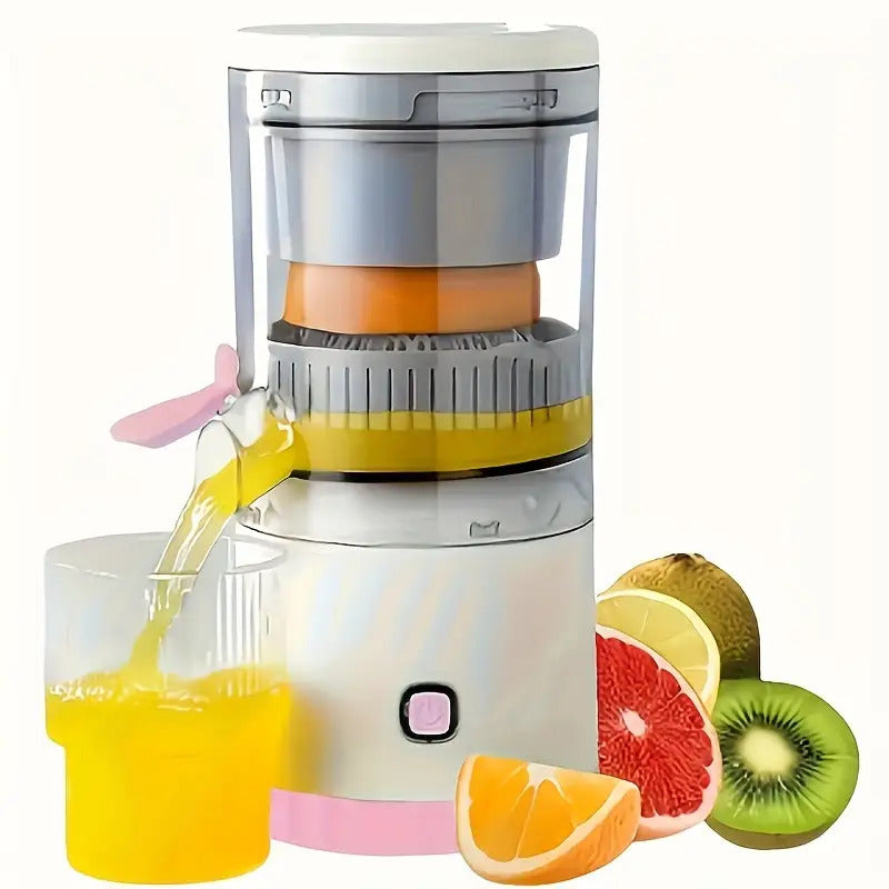 Portable Automatic Citrus Juicer with USB- Rechargeable Battery - 4-Color Options (,,) | Multifunctional Lemon & Orange Juicer, Detachable Design, PP Material & Button Control for Fresh OJ at Home
