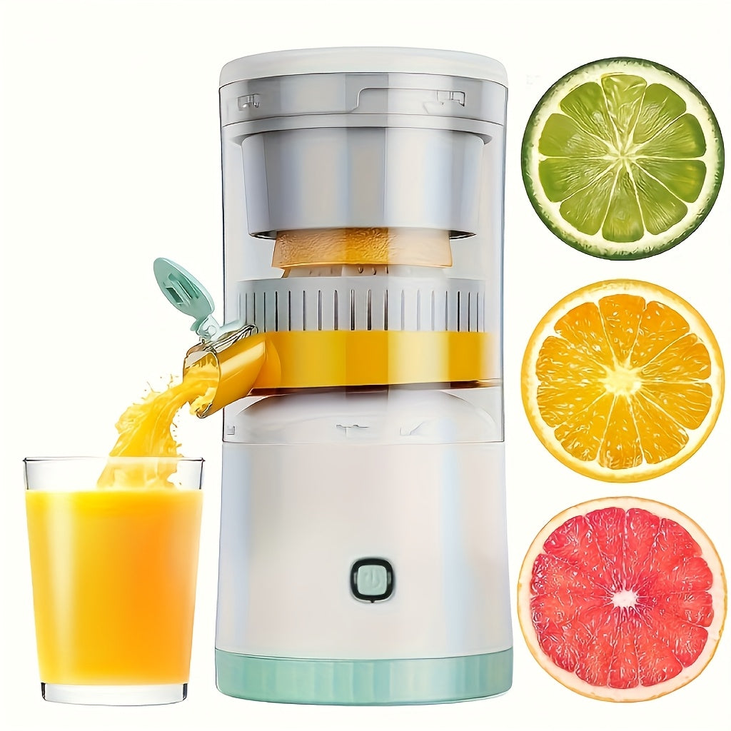 Portable Automatic Citrus Juicer with USB- Rechargeable Battery - 4-Color Options (,,) | Multifunctional Lemon & Orange Juicer, Detachable Design, PP Material & Button Control for Fresh OJ at Home