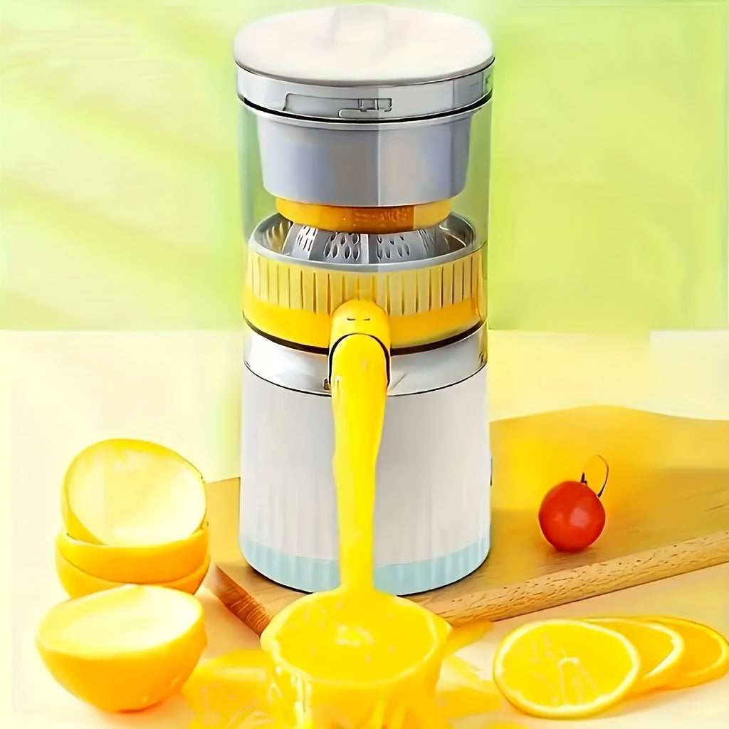 Portable Automatic Citrus Juicer with USB- Rechargeable Battery - 4-Color Options (,,) | Multifunctional Lemon & Orange Juicer, Detachable Design, PP Material & Button Control for Fresh OJ at Home