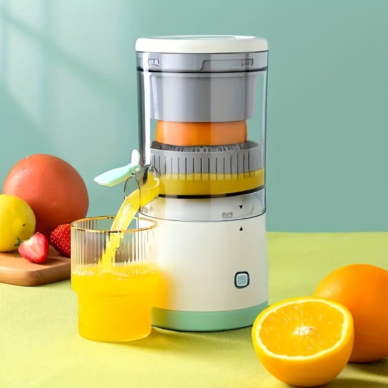 Portable Automatic Citrus Juicer with USB- Rechargeable Battery - 4-Color Options (,,) | Multifunctional Lemon & Orange Juicer, Detachable Design, PP Material & Button Control for Fresh OJ at Home