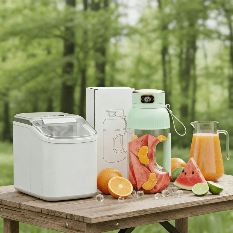 Portable Electric JuicerFruit JuicerLarge Capacity 40.58 oz, Equipped with Straw And Type-C Charging Cable, 10-Blade Cyclone Design, Intelligent Digital Display, One-Button Juicing, 7.4V Dual Battery, 1500MAH High Battery Life